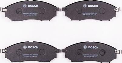 BOSCH 0 986 BB0 965 - Гальмівні колодки, дискові гальма autozip.com.ua