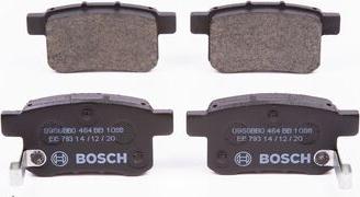 BOSCH 0 986 BB0 464 - Гальмівні колодки, дискові гальма autozip.com.ua