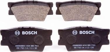 BOSCH 0 986 BB0 404 - Гальмівні колодки, дискові гальма autozip.com.ua