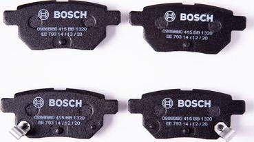 BOSCH 0 986 BB0 415 - Гальмівні колодки, дискові гальма autozip.com.ua