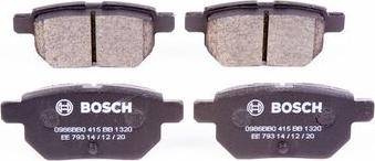 BOSCH 0 986 BB0 415 - Гальмівні колодки, дискові гальма autozip.com.ua