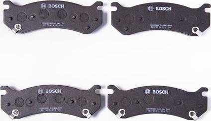 BOSCH 0 986 BB0 546 - Гальмівні колодки, дискові гальма autozip.com.ua