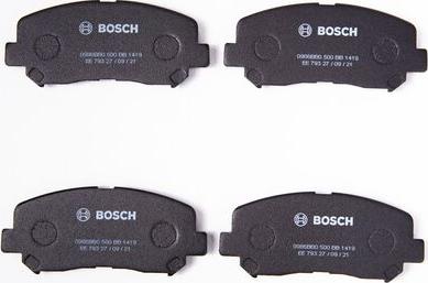 BOSCH 0 986 BB0 500 - Гальмівні колодки, дискові гальма autozip.com.ua