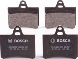 BOSCH 0 986 BB0 603 - Гальмівні колодки, дискові гальма autozip.com.ua