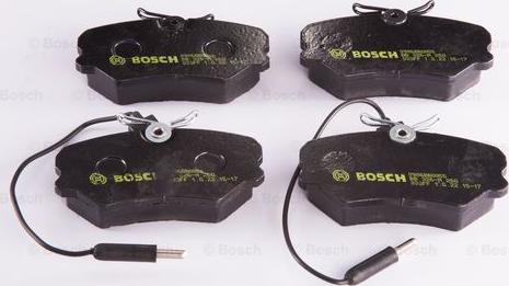 BOSCH 0 986 BB0 055 - Гальмівні колодки, дискові гальма autozip.com.ua