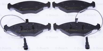 BOSCH 0 986 BB0 028 - Гальмівні колодки, дискові гальма autozip.com.ua