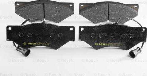 BOSCH 0 986 BB0 142 - Гальмівні колодки, дискові гальма autozip.com.ua