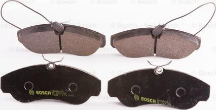 BOSCH 0 986 BB0 155 - Гальмівні колодки, дискові гальма autozip.com.ua