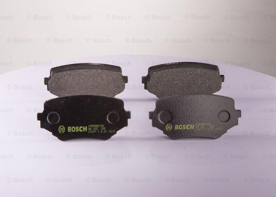 BOSCH 0 986 BB0 160 - Гальмівні колодки, дискові гальма autozip.com.ua