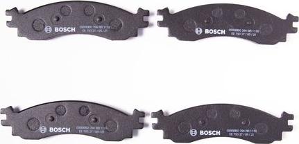 BOSCH 0 986 BB0 394 - Гальмівні колодки, дискові гальма autozip.com.ua