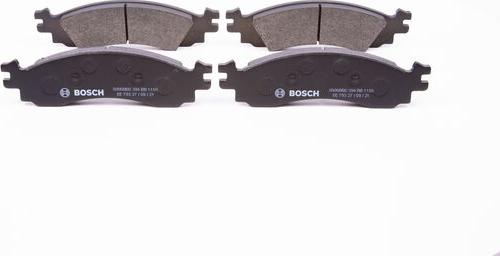 BOSCH 0 986 BB0 394 - Гальмівні колодки, дискові гальма autozip.com.ua