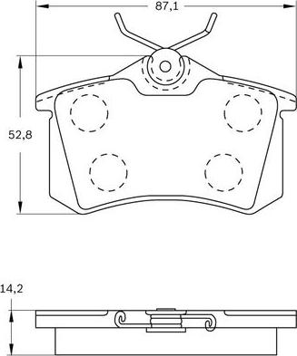 BOSCH 0 986 BB0 290 - Гальмівні колодки, дискові гальма autozip.com.ua