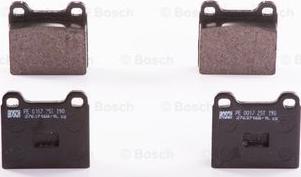 BOSCH 0 986 BB0 255 - Гальмівні колодки, дискові гальма autozip.com.ua