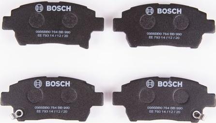 BOSCH 0 986 BB0 764 - Гальмівні колодки, дискові гальма autozip.com.ua