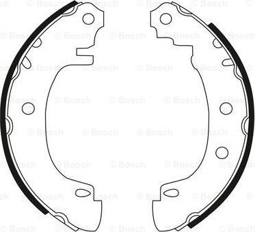 BOSCH 0 986 BB3 539 - Комплект гальм, барабанний механізм autozip.com.ua