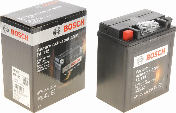 BOSCH 0 986 FA1 150 - Стартерна акумуляторна батарея, АКБ autozip.com.ua