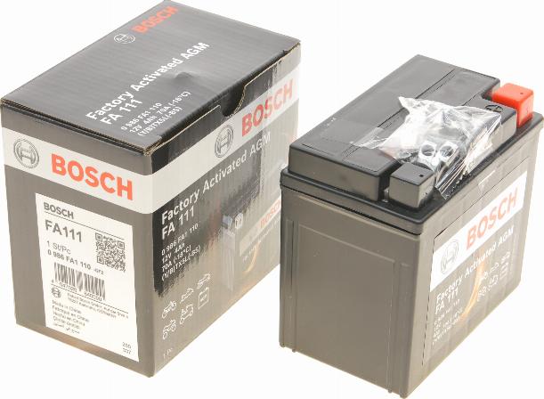 BOSCH 0 986 FA1 110 - Стартерна акумуляторна батарея, АКБ autozip.com.ua