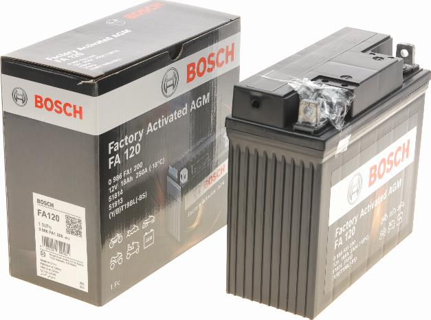 BOSCH 0 986 FA1 200 - Стартерна акумуляторна батарея, АКБ autozip.com.ua