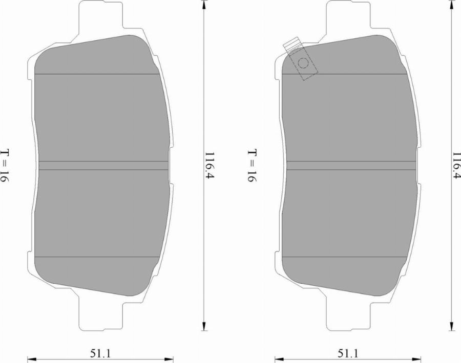 BOSCH 0 986 T10 201 - Гальмівні колодки, дискові гальма autozip.com.ua