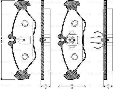 DT Spare Parts 4047755816575 - Гальмівні колодки, дискові гальма autozip.com.ua