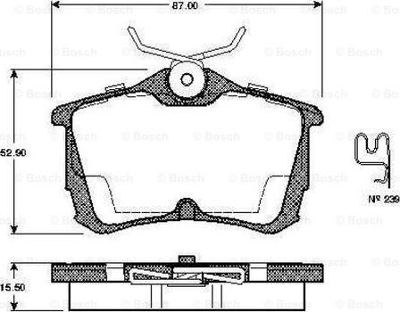 Triscan 36216790 - Гальмівні колодки, дискові гальма autozip.com.ua