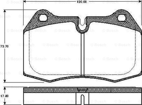 Protechnic PRP0586 - Гальмівні колодки, дискові гальма autozip.com.ua