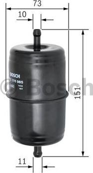 BOSCH 0 450 905 985 - Паливний фільтр autozip.com.ua