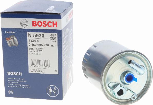 BOSCH 0 450 905 930 - Паливний фільтр autozip.com.ua