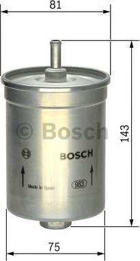 BOSCH 0 450 905 007 - Паливний фільтр autozip.com.ua