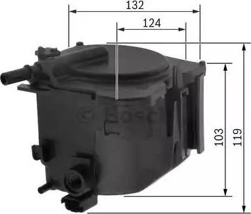 BOSCH 0 450 906 471 - Паливний фільтр autozip.com.ua