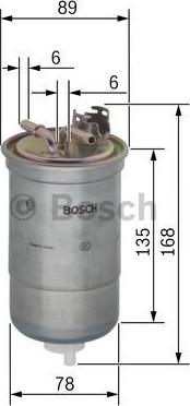 BOSCH 0 450 906 261 - Паливний фільтр autozip.com.ua