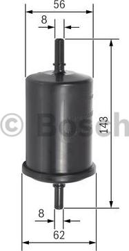 BOSCH 0 450 902 161 - Паливний фільтр autozip.com.ua