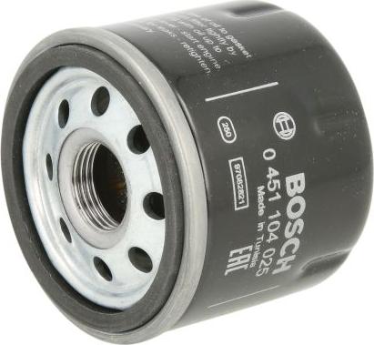 BOSCH 0 451 104 025 - Масляний фільтр autozip.com.ua