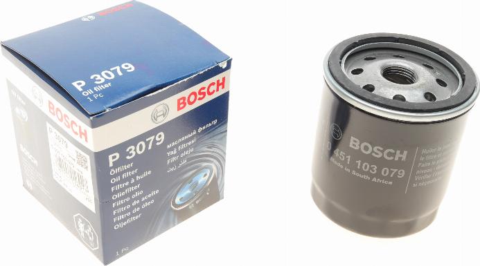 BOSCH 0 451 103 079 - Масляний фільтр autozip.com.ua