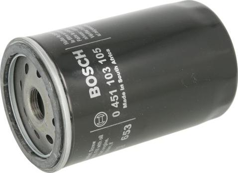 BOSCH 0 451 103 105 - Масляний фільтр autozip.com.ua