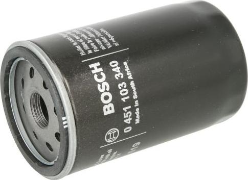 BOSCH 0 451 103 340 - Масляний фільтр autozip.com.ua