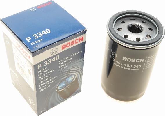 BOSCH 0 451 103 340 - Масляний фільтр autozip.com.ua