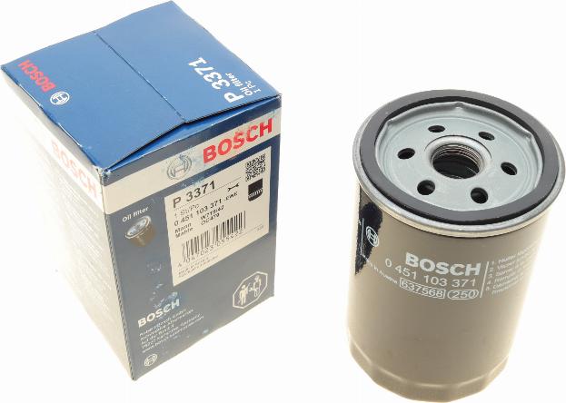 BOSCH 0 451 103 371 - Масляний фільтр autozip.com.ua