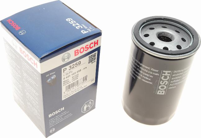 BOSCH 0 451 103 259 - Масляний фільтр autozip.com.ua