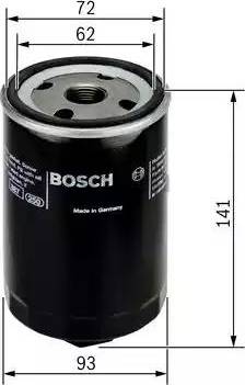 BOSCH 0 451 103 253 - Масляний фільтр autozip.com.ua
