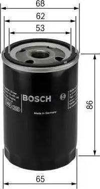BOSCH P3276 - Масляний фільтр autozip.com.ua