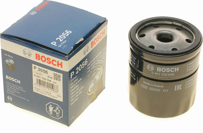 BOSCH 0 451 102 056 - Масляний фільтр autozip.com.ua