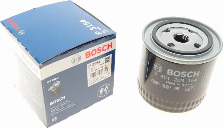 BOSCH 0 451 203 154 - Масляний фільтр autozip.com.ua