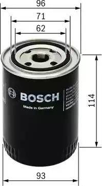 BOSCH 0 451 203 108 - Масляний фільтр autozip.com.ua