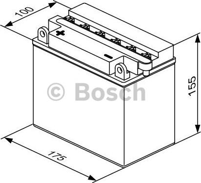 BOSCH 0 092 M4F 440 - Стартерна акумуляторна батарея, АКБ autozip.com.ua