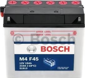 BOSCH 0 092 M4F 450 - Стартерна акумуляторна батарея, АКБ autozip.com.ua