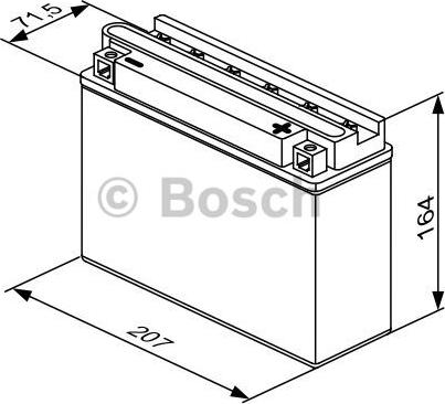 BOSCH 0 092 M4F 400 - Стартерна акумуляторна батарея, АКБ autozip.com.ua