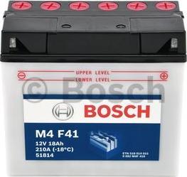 BOSCH 0 092 M4F 410 - Стартерна акумуляторна батарея, АКБ autozip.com.ua