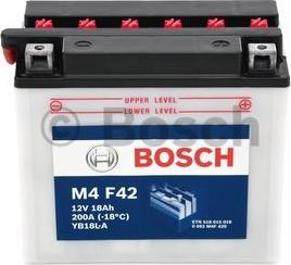 BOSCH 0 092 M4F 420 - Стартерна акумуляторна батарея, АКБ autozip.com.ua