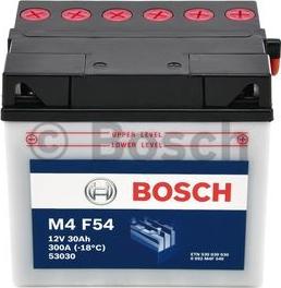 BOSCH 0 092 M4F 540 - Стартерна акумуляторна батарея, АКБ autozip.com.ua